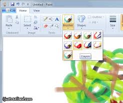 ms paint brushes