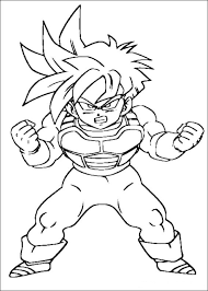 dibujos para pintar de dragon ball z
