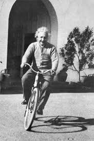 albert einstein bicycle