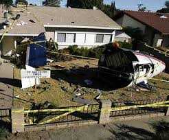 Plane Crash Halloween Display