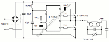 electronic ballast circuit