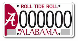 alabama car tag