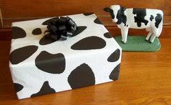 cow wrapping paper