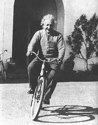 albert einstein bicycle