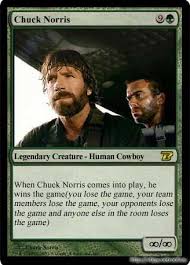 To Spam or not to Spam?!? XII -  39 Chuck-norris-magic-the-gathering-card-3