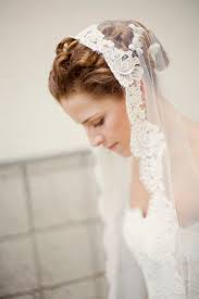 bridal mantilla