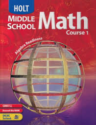middle school math book
