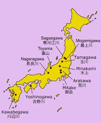 rivers in japan