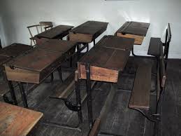 old school desks