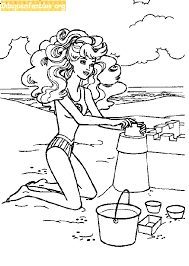 dibujos para pintar de barbie