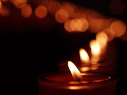 a candle in the dark