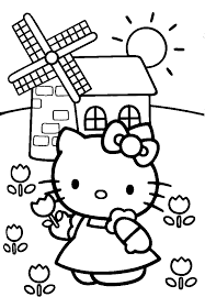 hello kitty coloring pictures