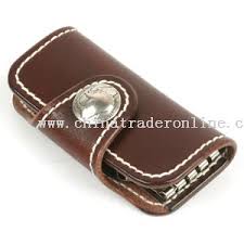 leather key