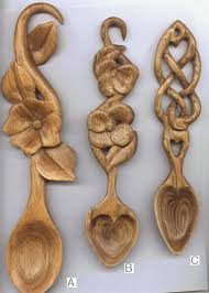 wooden love spoon