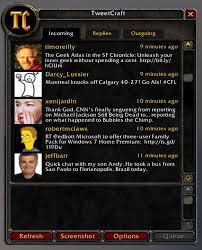 of Warcraft Twitter Client