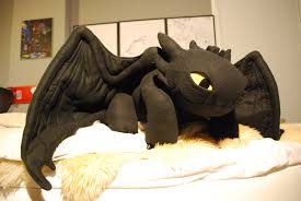 toothless the dragon plushie