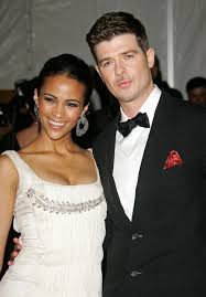 robin thicke and wife