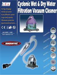 vacuum cleaner water