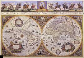 antique map of the world