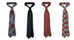 tartan neckties