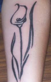 cala lilies tattoo