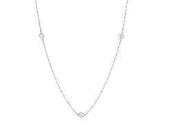 tiffany diamonds by the yard necklace