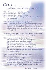 god answers prayer