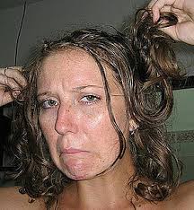 grease hair