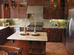 granite kitchen backsplash
