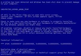 stop error