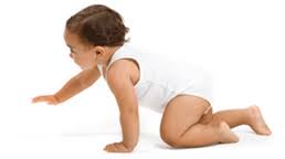 baby crawling