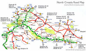 croatia road map