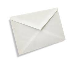white envelope