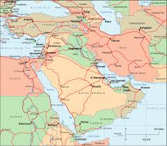middle east map