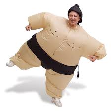 blow up sumo suits