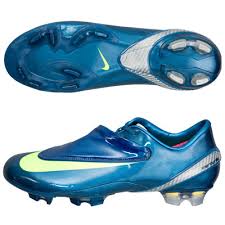 blue nike boots