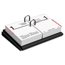 daily desk calendar