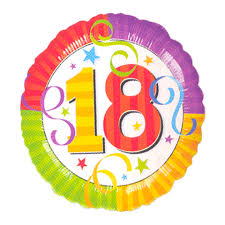 18th birthday balloons