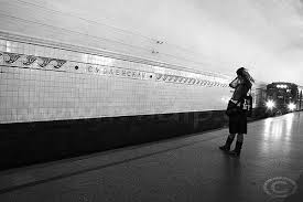 girl in train
