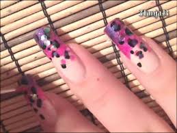 cheetah nail art