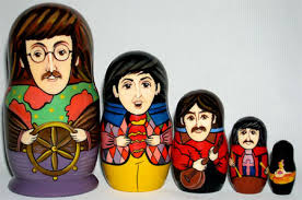 beatles nesting dolls