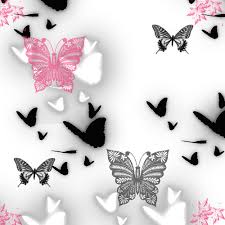 black butterflies