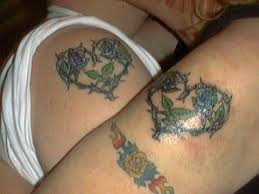 blue rose tattoos