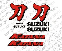 suzuki katana decals