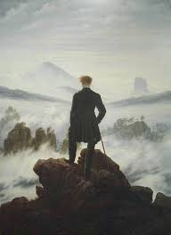 the wanderer above the sea of fog