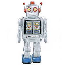tin robot toy