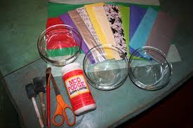 tissue paper decoupage