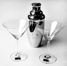 vintage martini glass