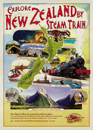 steam train posters