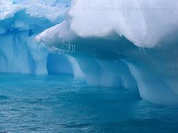 Above: Cyan icicles drip from